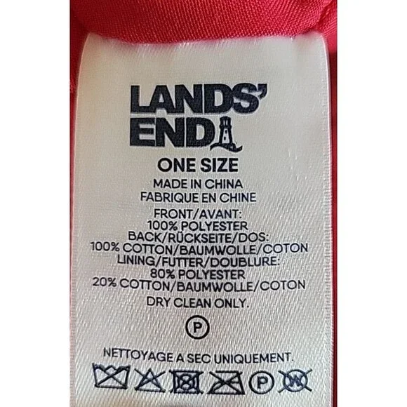 Lands' End Christmas Stocking Shelia monogram Gingerbread House Red C7 - Picture 6 of 6